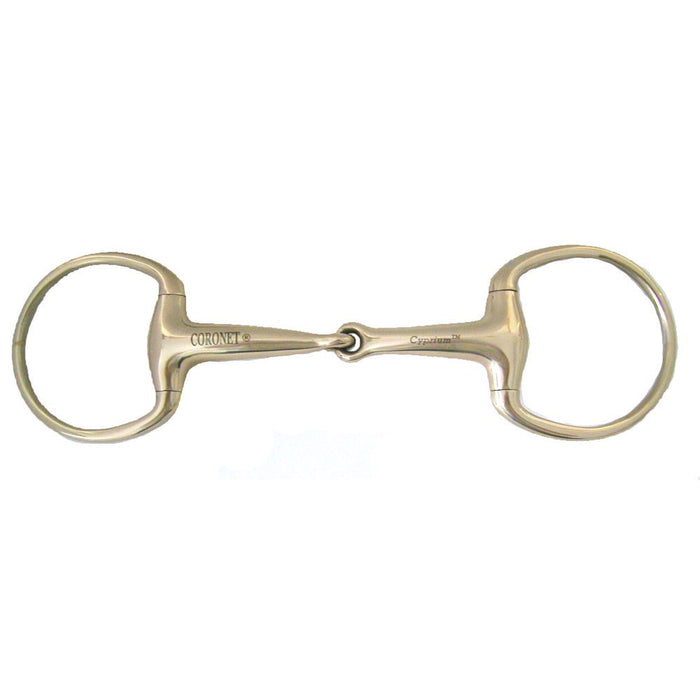 Cyprium Eggbutt Flat Ring Snaffle Bit 5"