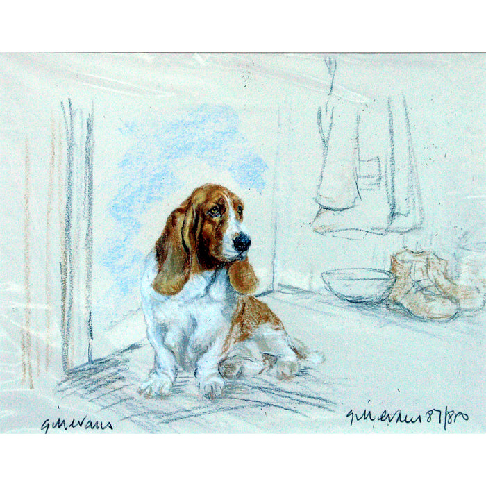 Basset Hound Print